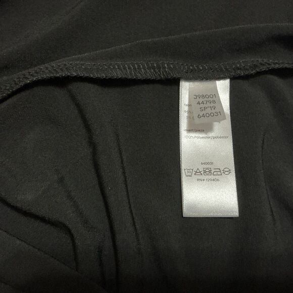 Black Formal Dress 3X Shoulder Overlay Sleeveless Soft Sheer Floral Cover Venus - Picture 8 of 10